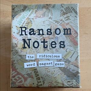 RANSOM NOTES The Ridiculous Word Magnet Game Party Game Age 17+